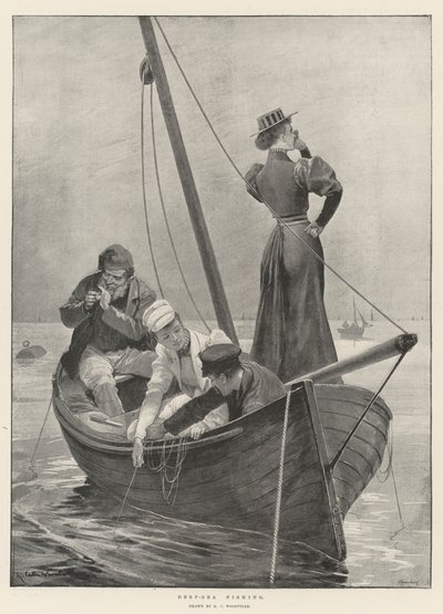 Pêche en haute mer - Richard Caton Woodville junior